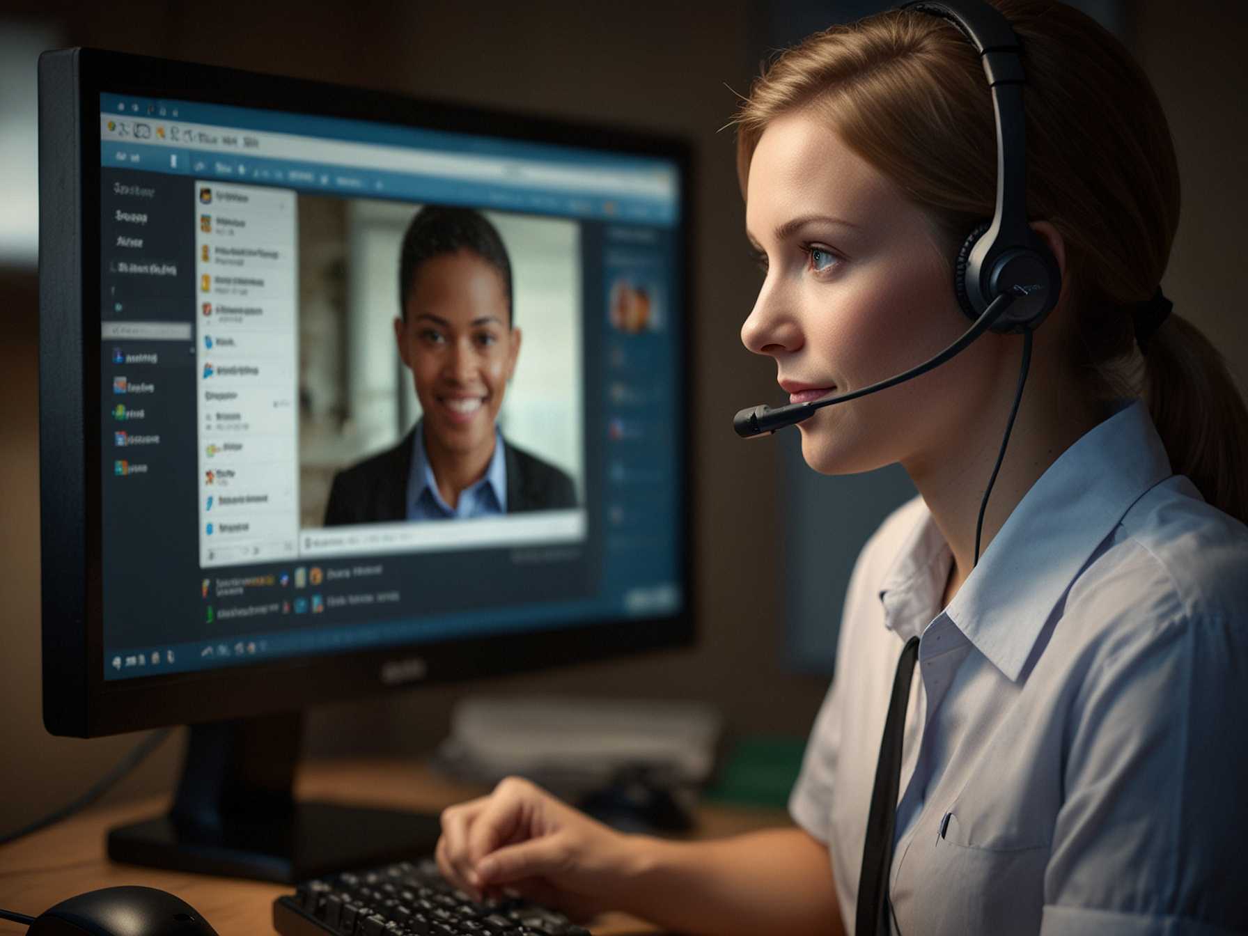 Support agent assisting login